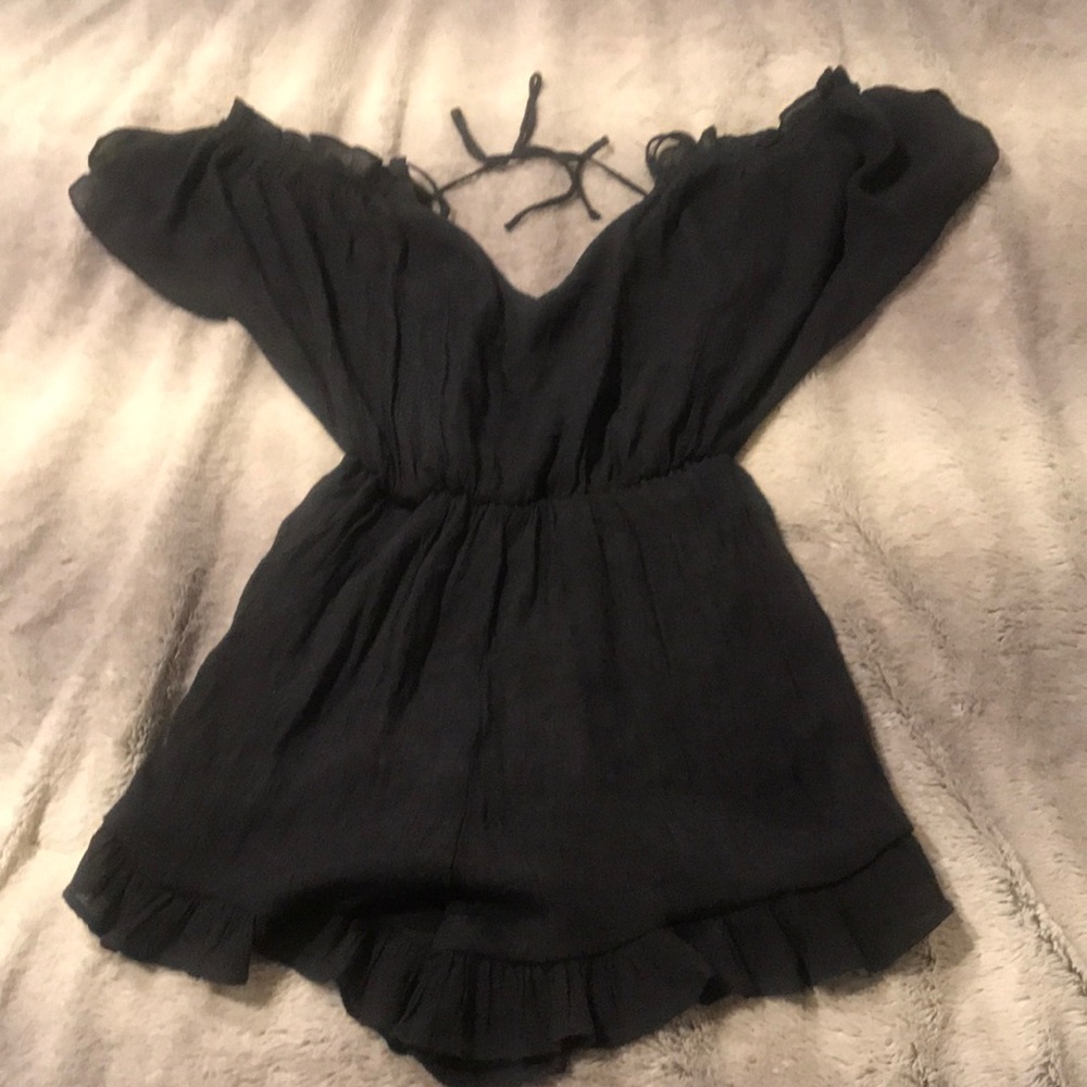 Sexy black romper